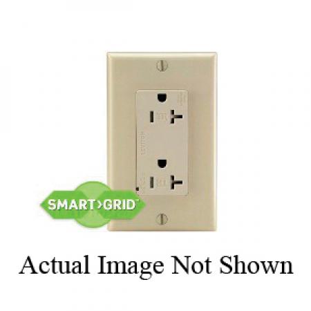 Leviton T5380-W Decora Plus Surge Protective Duplex Receptacle 20 Amp 125 Volt