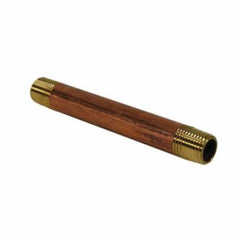 Jones Stephens N23002 Pipe Nipple 1/2 X 2 Red Brass Pipe Nipple