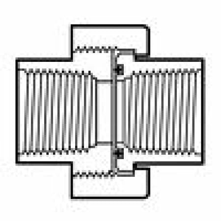SPEARS Spears 8058-007 3/4 S80 PVC Threaded Union With Viton (3/4 in)