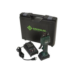 Greenlee EK50ML13811 Microtool Kit 1.53 Ton 10 AWG Rotatable Flip-Top Head Lithium-Ion Battery Powered Crimping Tool