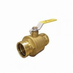 JOMAR 100-209XLCG Full Port 2 Piece Press XLC Connection Dezincification Resistant Brass