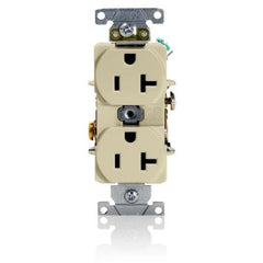 Leviton 5362-SI Duplex Receptacle Contractor Pack Industrial Grade 20A 125V