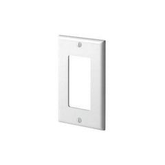 Leviton 80401-NW 1-Gang Decora Wall Plate Nylon White