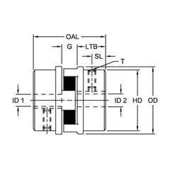 LOVEJOY INC 68514416289 D4B-UJ-3/8X3/8-NKW NSS BE