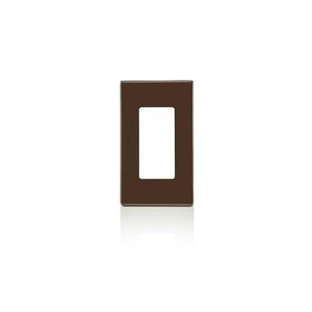 LEVITON Leviton 80301-S0 1-Gang Decora Plus Wallplate Screwless Snap-On Mount (1-Gang)