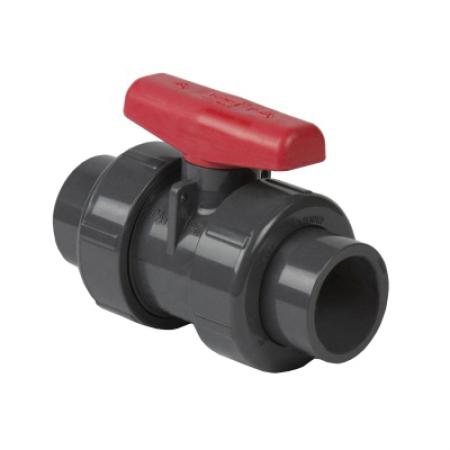 Spears 3639-015 1-1/2 PVC TU2K Standard Ball Valve SOC/FPT FKM