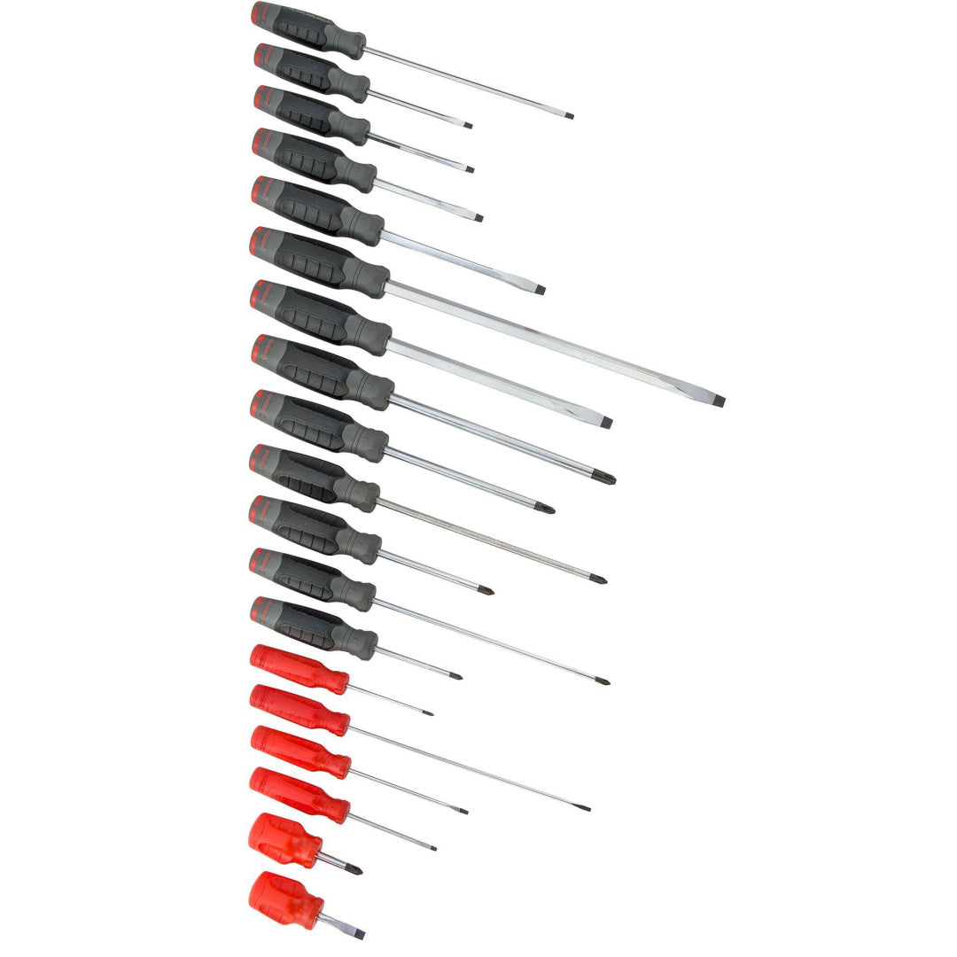 PROTO Proto J1219RCF Combination Screwdriver Set (19 Pc)