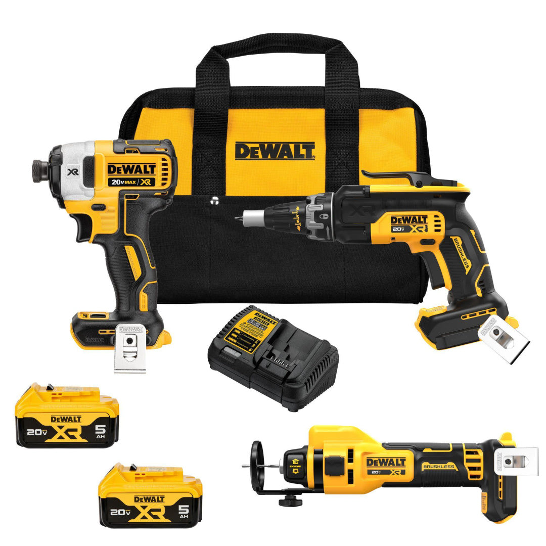 DEWALT Dewalt DCK303P2 20V Max BL Drywall 3pc Kit (5.0Ah)