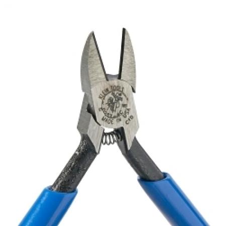 Klein Tools D257-4C 4-Inch Midget Diagonal Cutting Plier Spring Loaded