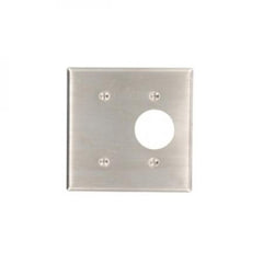 Leviton 84085-40 S147-N Power 4.5 Inch H x 4.56 Inch W Combination Wallplate