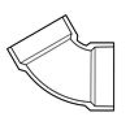 SPEARS Spears P319-040C LabWaste 60 Deg Elbow 4 in Hub x Hub
