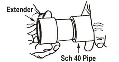 Spears S0301-07 3/4 PVC SCH40 PIPE EXTENDERS