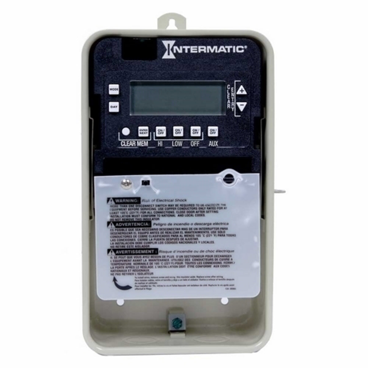 Intermatic PE103 Electronic Pump Motor Controller with Seasonal Adjustment | Type 3R Metal Enclosure | PE103