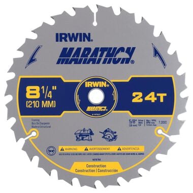 Irwin 14050ZR 8-1/4IN 24T IRWIN MARATHON Saw Blade