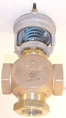 Johnson Controls VG7842PT+3008B Pneumatic Valve Bronze NPT 1-1/4 Inch