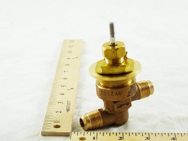 Johnson Controls VB-3766-3 Brass Flare Valve with Electric Actuator, 1/2 Inch Two-Way, PDTC Style, 3.2 Cv