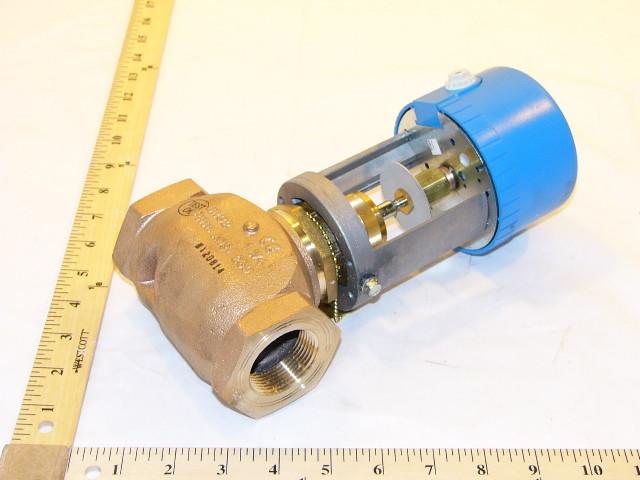 Johnson Controls VG7241PT+3008EP Brass Valve 1-1/4 Inch NO 9-13 # 18.5CV