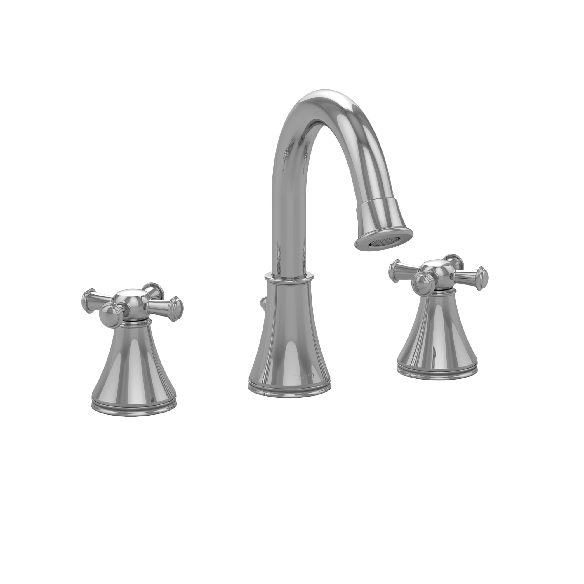 Toto TL220DDH#CP Vivian Alta Two Cross Handle Widespread 1.5 GPM Bathroom Sink Faucet Polished Chrome