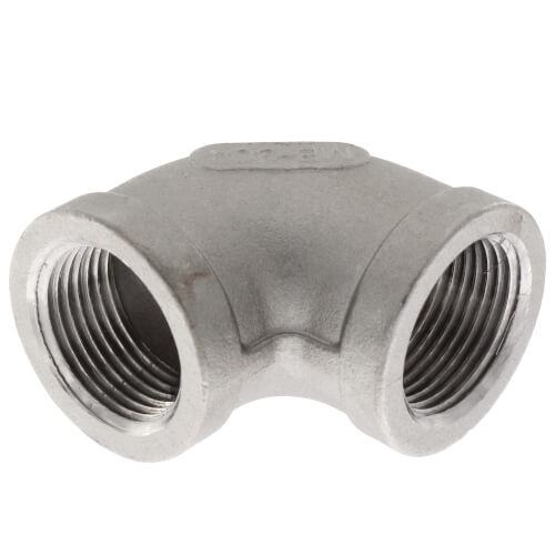 Merit Brass K401-12 Banded Pipe 90 Deg Elbow 3/4 In FNPT 150 lb 304/304L Stainless Steel