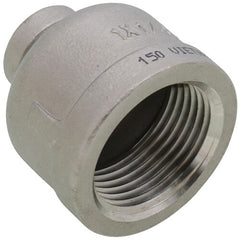 Merit Brass K412-1604 Banded Reducing Coupling 1 x 1/4 in Nominal FNPT End Style