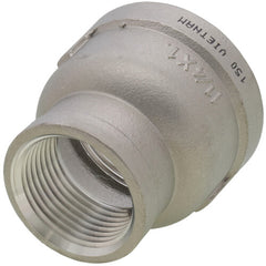 Merit Brass K412-2016 Banded Reducing Coupling, 1-1/4 x 1 in Nominal, FNPT End Style, 150 lb