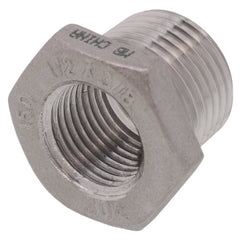 Merit Brass K414-0806 Hex Head Pipe Bushing 1/2 x 3/8 in MNPT x FNPT