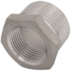 Merit Brass K414-1612 Hex Head Pipe Bushing, 1 x 3/4 in Nominal, MNPT x FNPT End Style, 150 lb