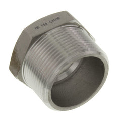 Merit Brass K414-2416 Hex Head Pipe Bushing, 1-1/2 x 1 in Nominal, MNPT x FNPT