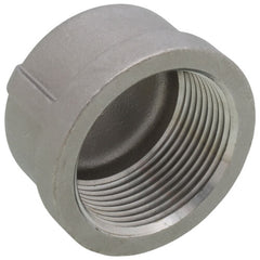 Merit Brass K416-20 Banded Pipe Cap 1-1/4 In FNPT 150 lb 304/304L Stainless Steel Import