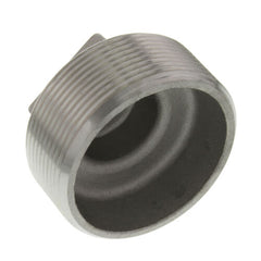 Merit Brass K417-32 Cored Square Head Plug, 2 in Nominal, MNPT End Style, 150 lb, 304/304L Stainless Steel, Import