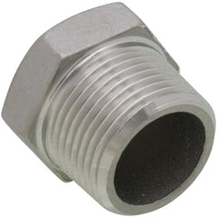 Merit Brass K417H-12 Hex Head Pipe Plug, 3/4 in Nominal, MNPT End Style, 150 lb