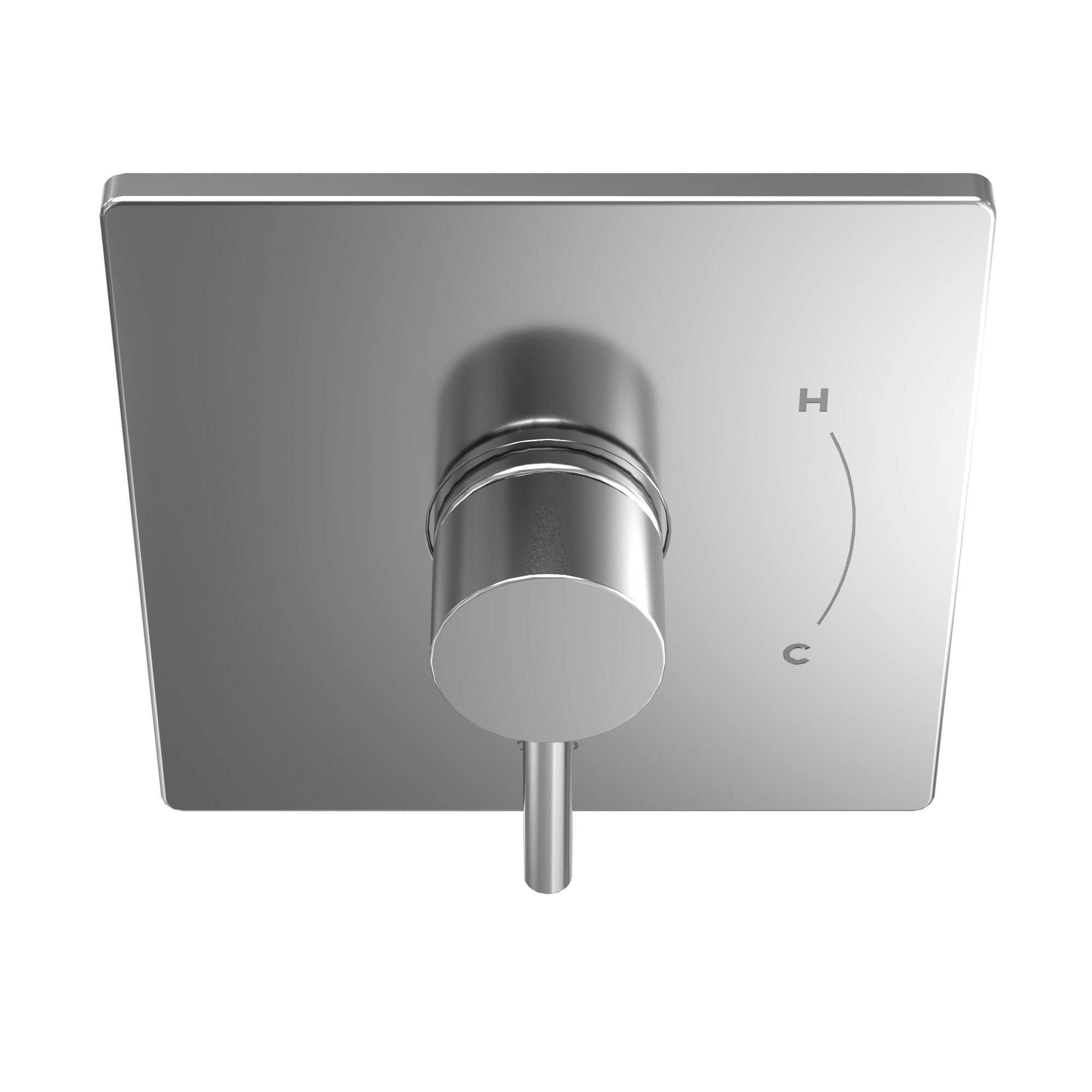 TOTO TBV02801U Square Pressure Balance Valve Shower Trim Polished Chrome