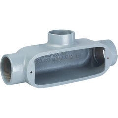 Killark OT-1 O SERIES/DURALOY 5 SERIES - Aluminum Conduit Body - T Type - Hub Size 1/2 Inch - Volume 4.0 Cubic Inches