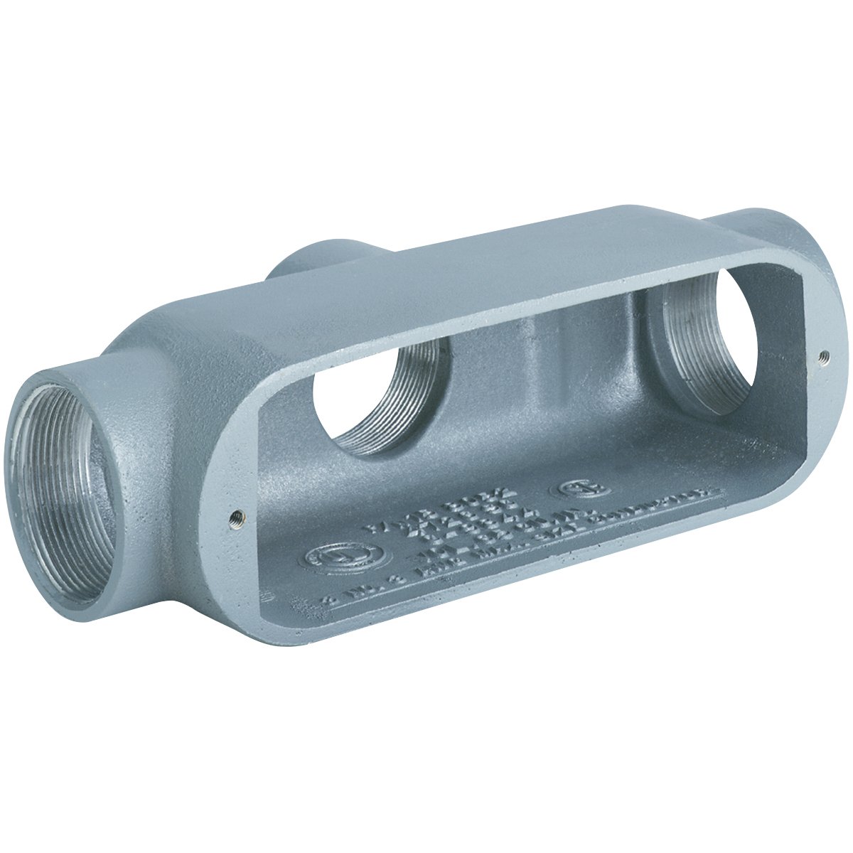 Killark OTB-1 O Series/Duraloy 5 Series - Aluminum Conduit Body - TB Type - Hub Size1/2 Inch - Volume 4.0 Cubic Inches