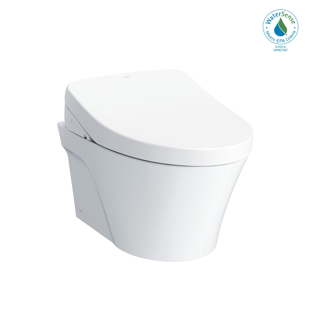 Toto CWT4263046CMFG#MS AP Elongated Wall-Hung Toilet with Washlet+ Matte Silver Dual Flush