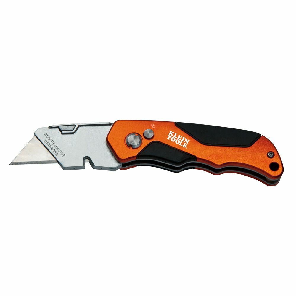 Klein Tools 44131 Folding Utility Knife Steel Blade 2-1/2 Inch Blade Length