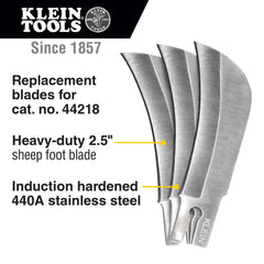 Klein 44219 Replacement Hawkbill Blade for 44218 Pk 3