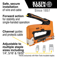 Klein Tools 450-100 Loose Cable Stapler