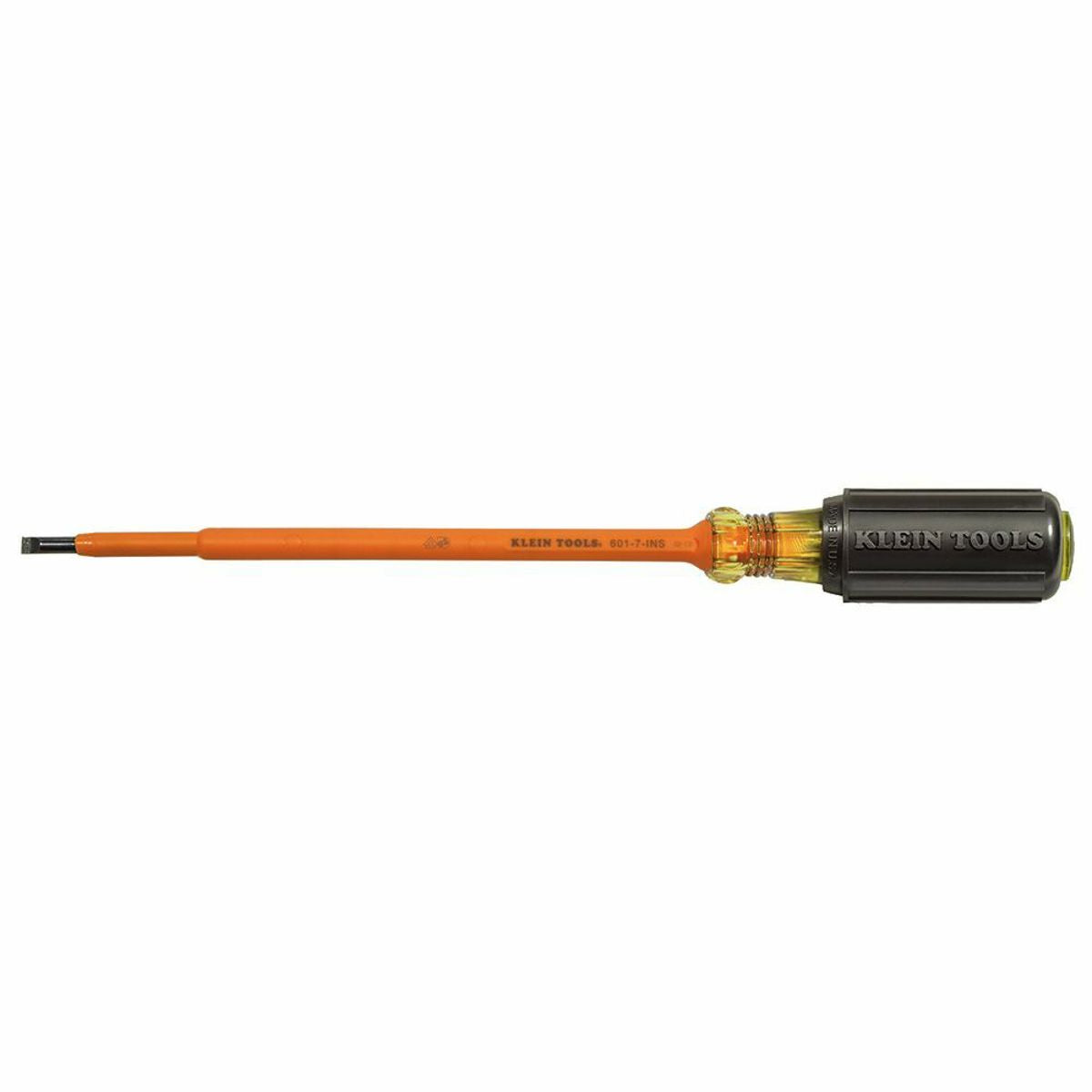 Klein 601-7-INS 3/16 x 7 Insulated Tip Screwdriver