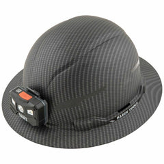 Klein Tools 60346 Hard Hat Non-Vented Full Brim Class E Premium KARBN Pattern Lamp