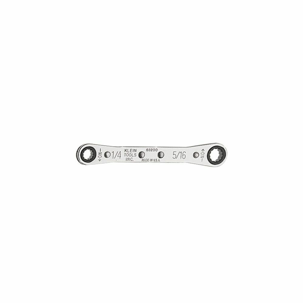 Klein 68200 Ratcheting Box Wrench 1/4-Inch x 5/16-Inch