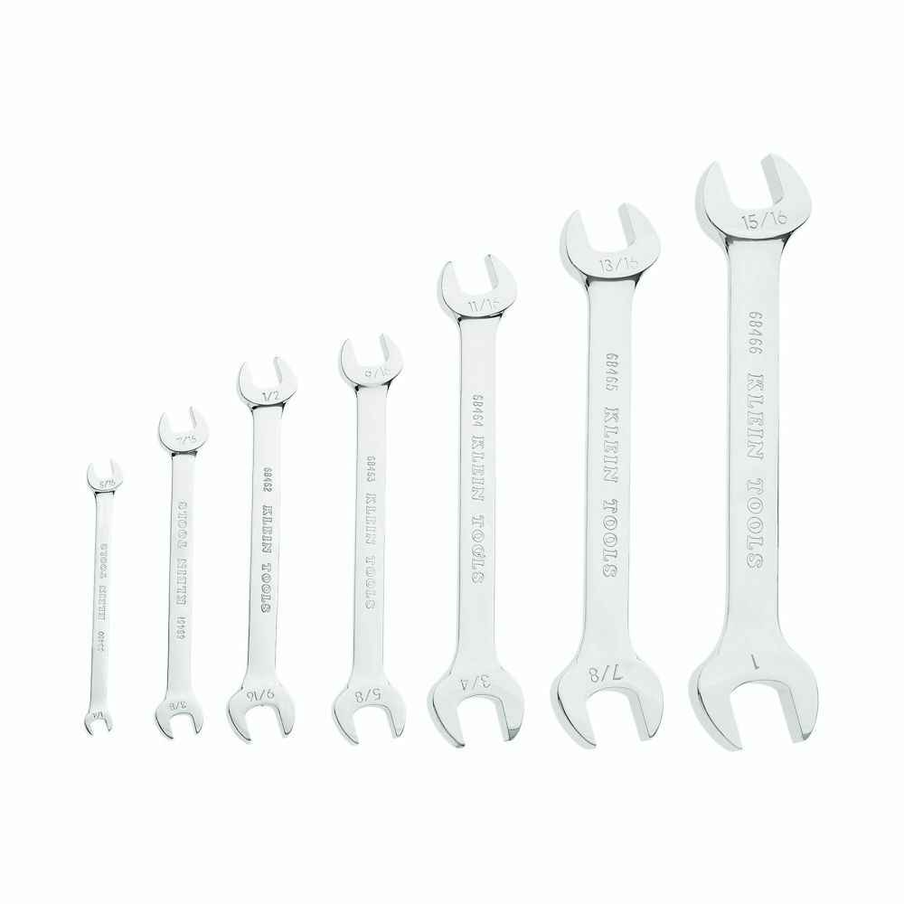 Klein 68452 Open End Wrench Set, 7-Piece