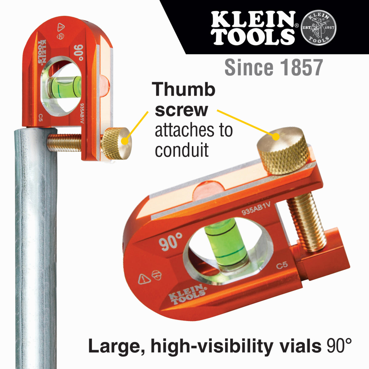 Klein 935AB1V Accu-Bend Level, 1 Vial