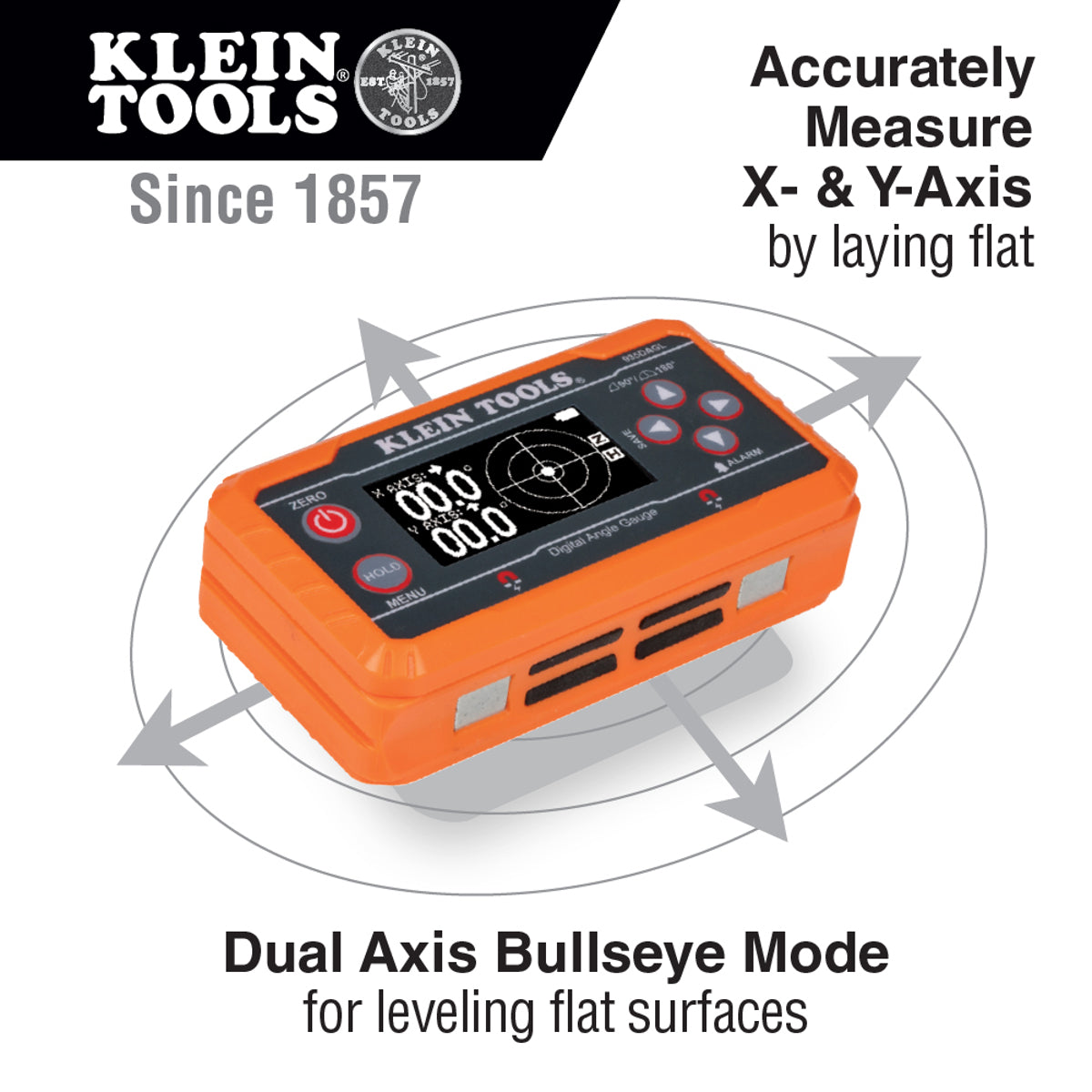 Klein Tools 935DAGL Digital Level Angle Finder with Programmable Angles (One Size)