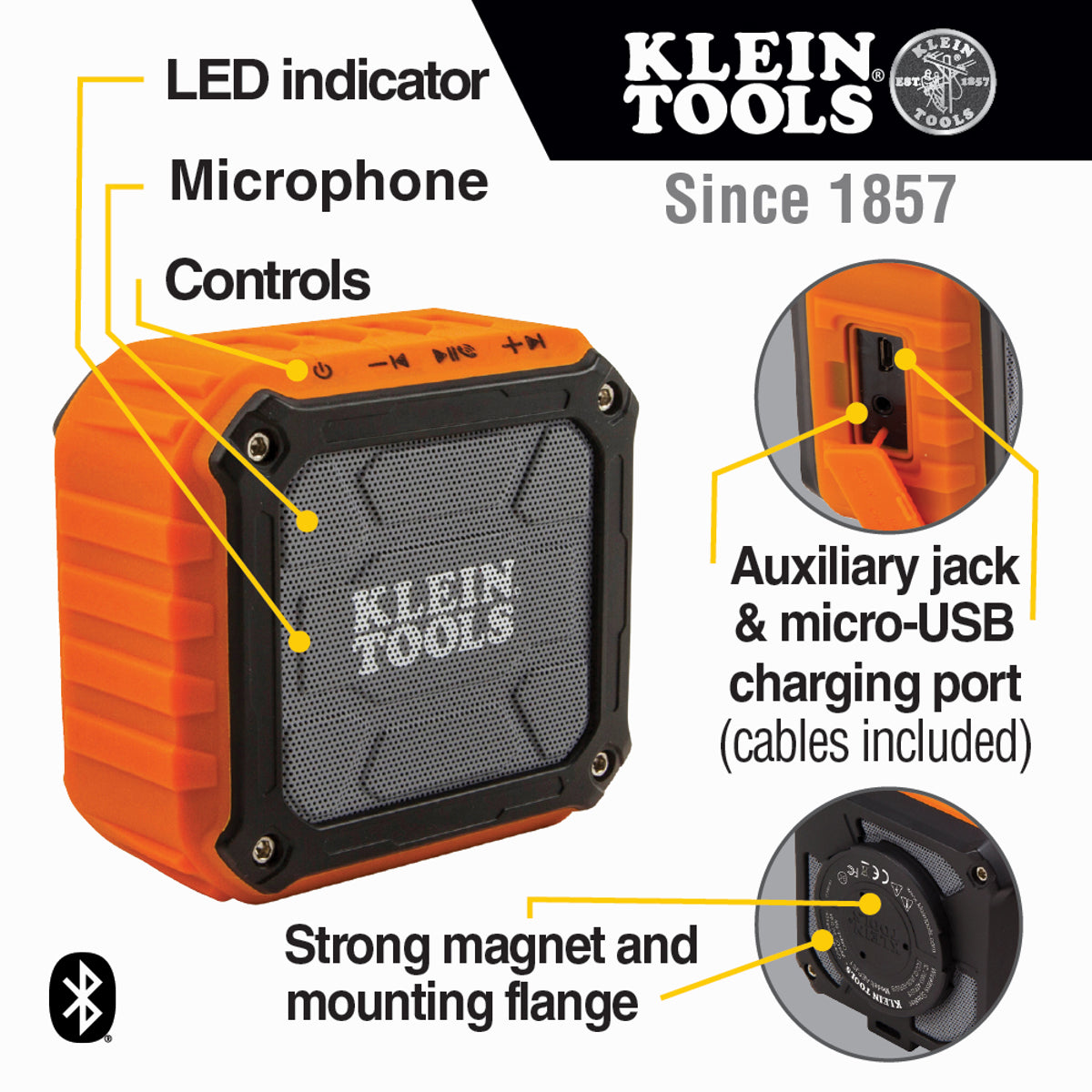 Klein AEPJS1 Wireless Jobsite Speaker