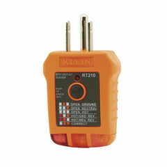 Klein RT210 GFCI Receptacle Tester 110/125V AC 50/60Hz