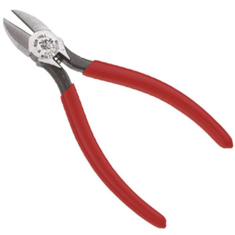 Klein Tools D202-6 Diagonal Cutting Pliers, Tapered Nose, 6-Inch