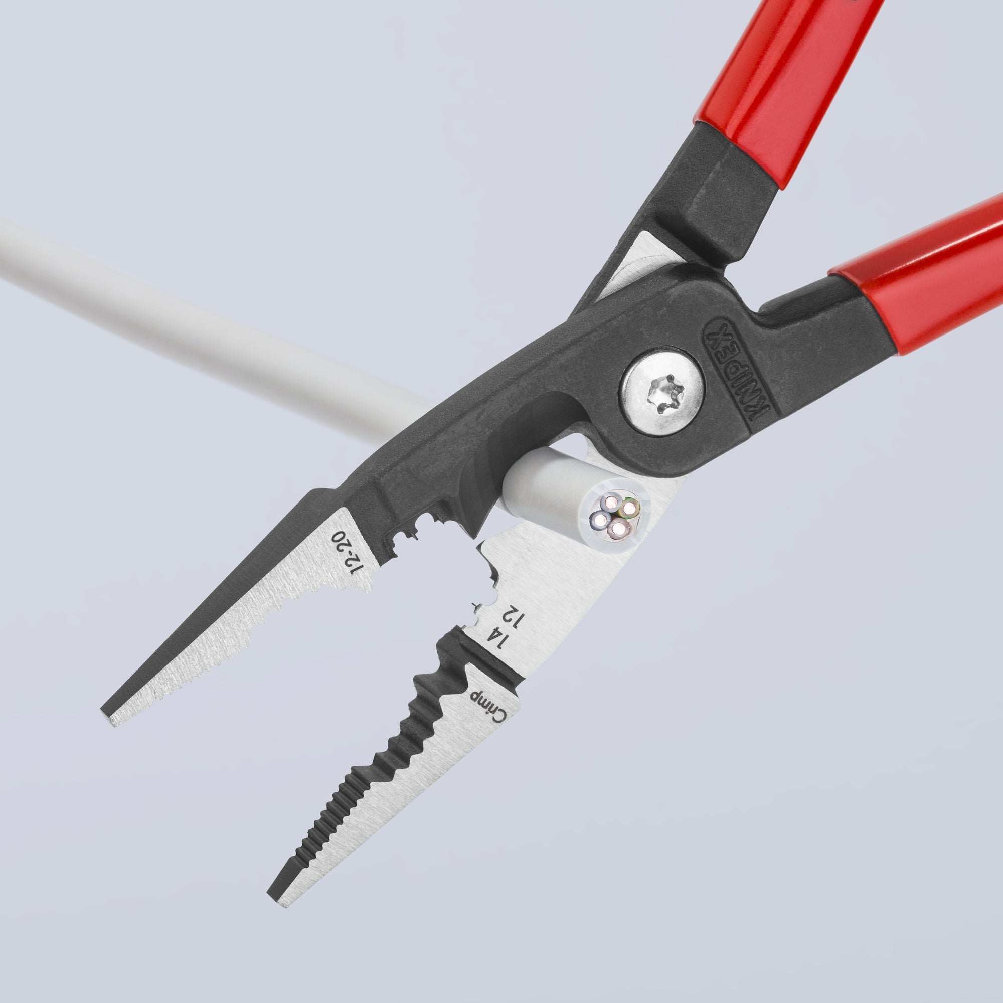 KNIPEX 13818SBA Electrical Installation Pliers AWG 12