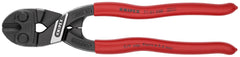 KNIPEX 7101200SBA CoBolt High Leverage Compact Bolt Cutters, 8 in., Plastic Coating