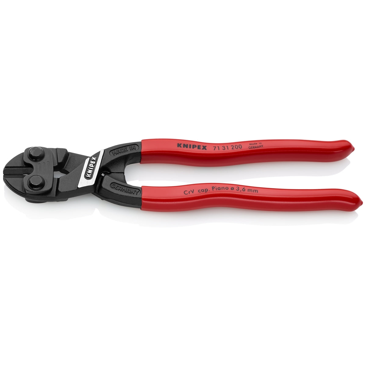 Knipex 7131200SBA CoBolt High Leverage Compact Bolt Cutters-Notched Blade 8 in. Replacement MPN